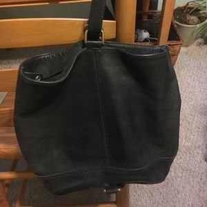 Liz Claiborne Rucksack, Black Leather